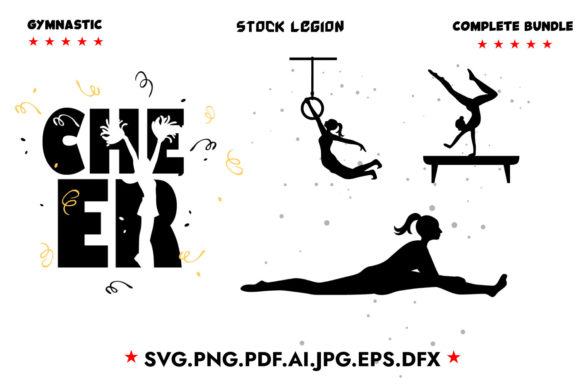 48 Gymnastic Bundle: A Graphic Asset for Modern Branding