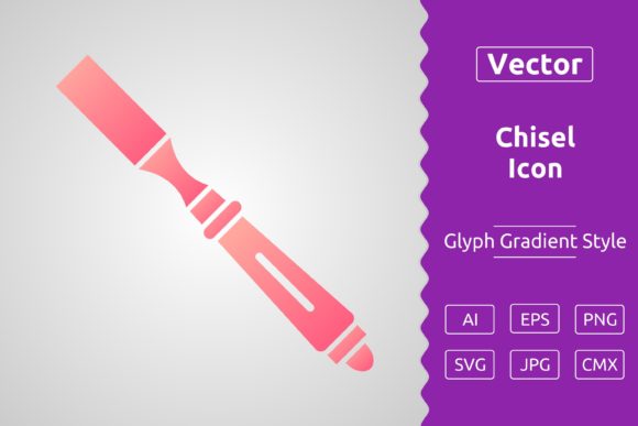 Chisel Gradient Icon for Modern Branding