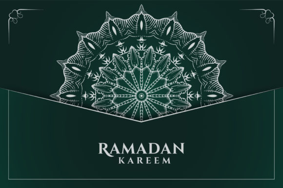 Luxury Islamic Mandala Background Vector Graphics