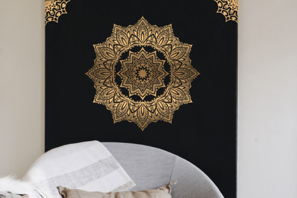 Luxury Mandala Graphics for Local Business Branding