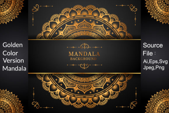 Luxury Royal Golden Mandala