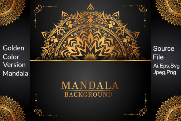 Modern Luxury Mandala Graphics for Local Business Branding