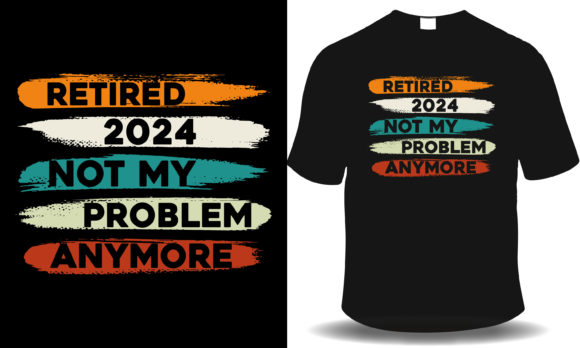 Retirement T-shirt Graphics for Branding and Marketing