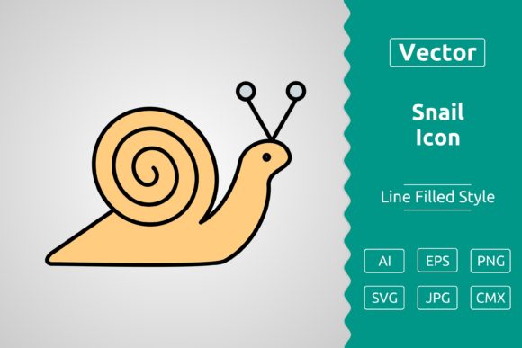 Snail Icon for Modern Branding