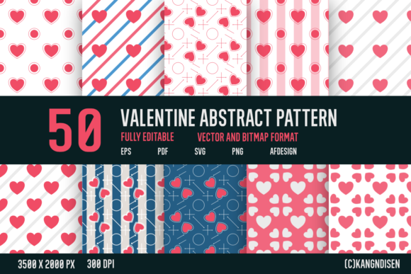 Valentine Abstract Pattern