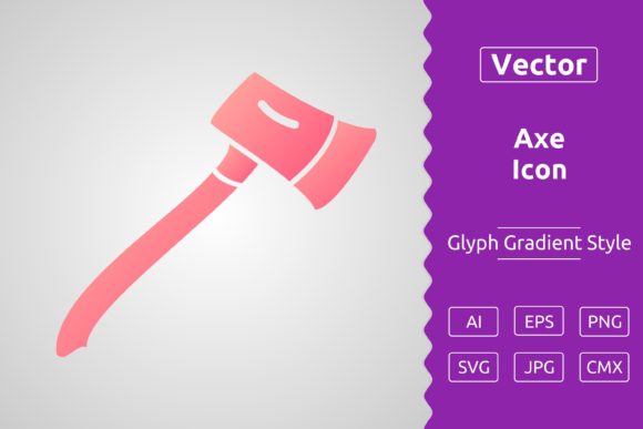 Vector Axe Gradient Icon Graphics