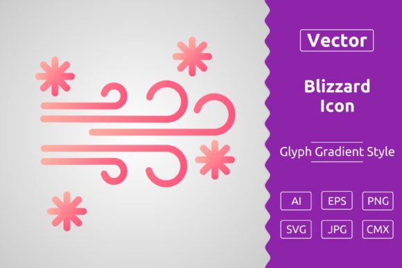 Vector Blizzard Gradient Icon Graphics