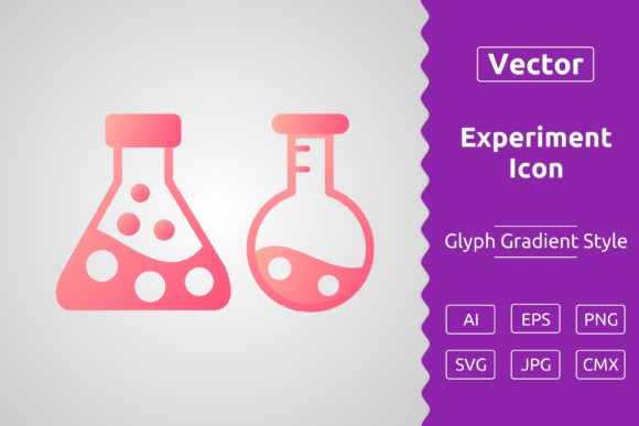 Vector Experiment Gradient Icon Graphics