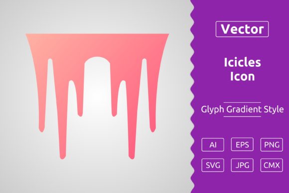 Vector Icicles Gradient Icon