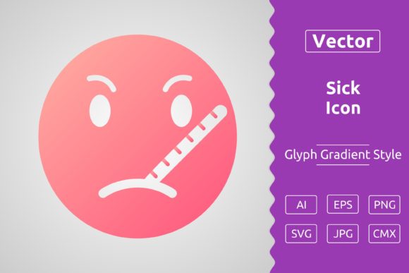 Vector Sick Gradient Icon Graphics