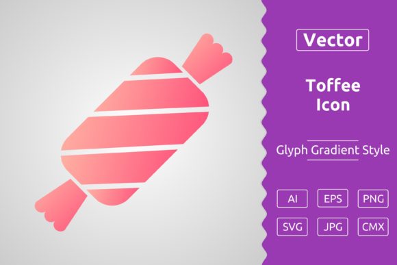 Vector Toffee Gradient Icon Graphics