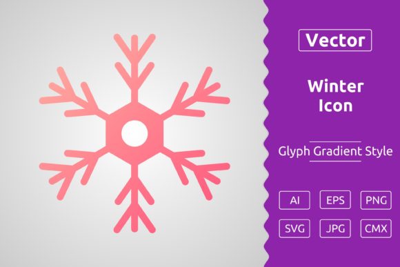 Winter Gradient Icon Graphics