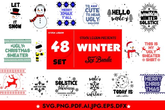 Winter Graphics for Local Crafts